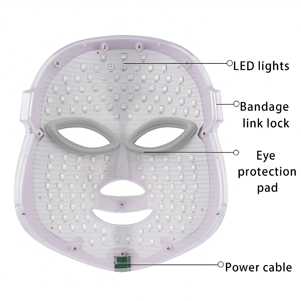 Led facial beauty