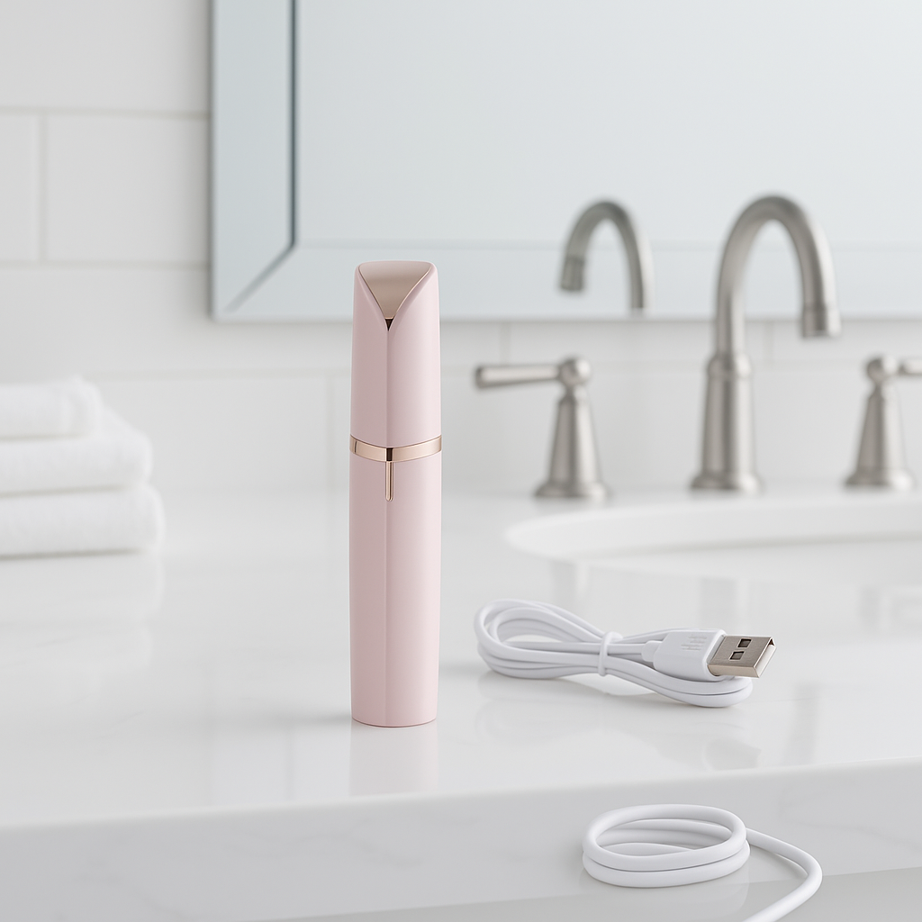 Electric eyebrow trimmer or epilator