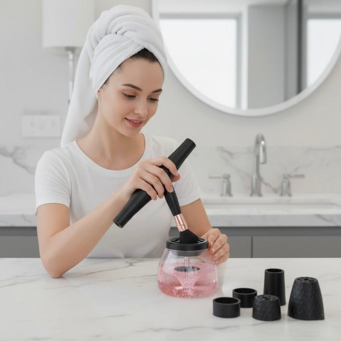 Makeup brush cleaner