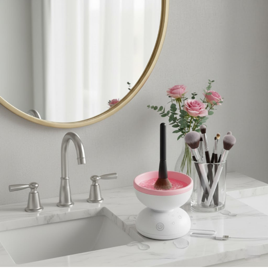 Makeup brush cleaner