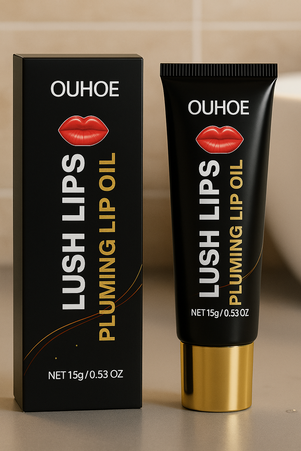 Plumping lip oil