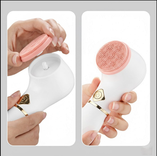 Electric facial cleanser pore