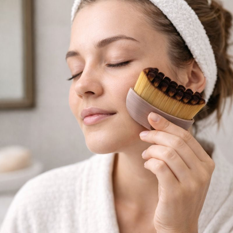 Lymphatic contour brush