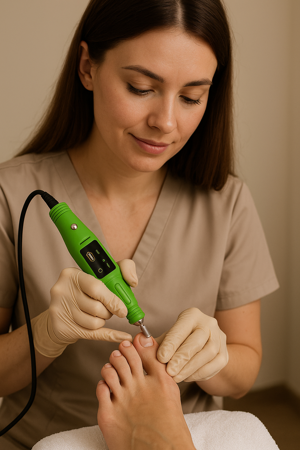 Electric nail polish pen